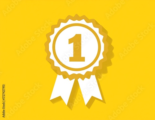 Gold award ribbon