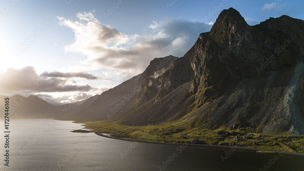 Naklejka premium Iceland from above