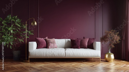 Elegant living room interior design