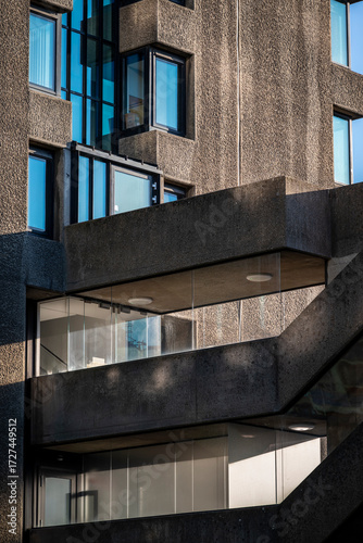 Blake Tower, Central Street, Brutalist architecture, Islington, London, England, UK