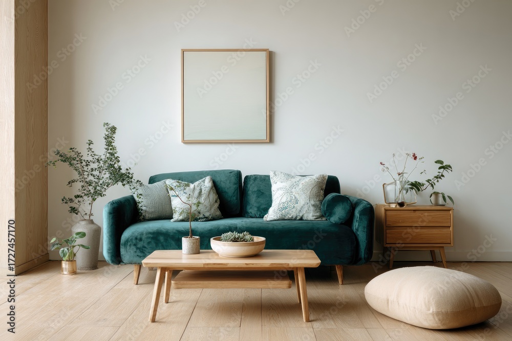 Fototapeta premium Modern living room interior (12)