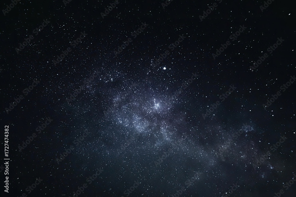 Fototapeta premium Night sky with Milky Way