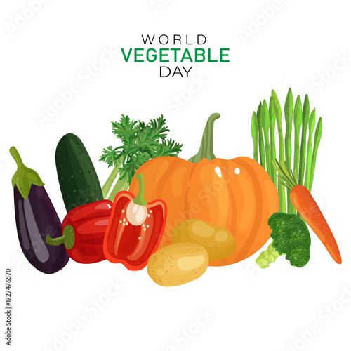World vegetarian day design vector illustration