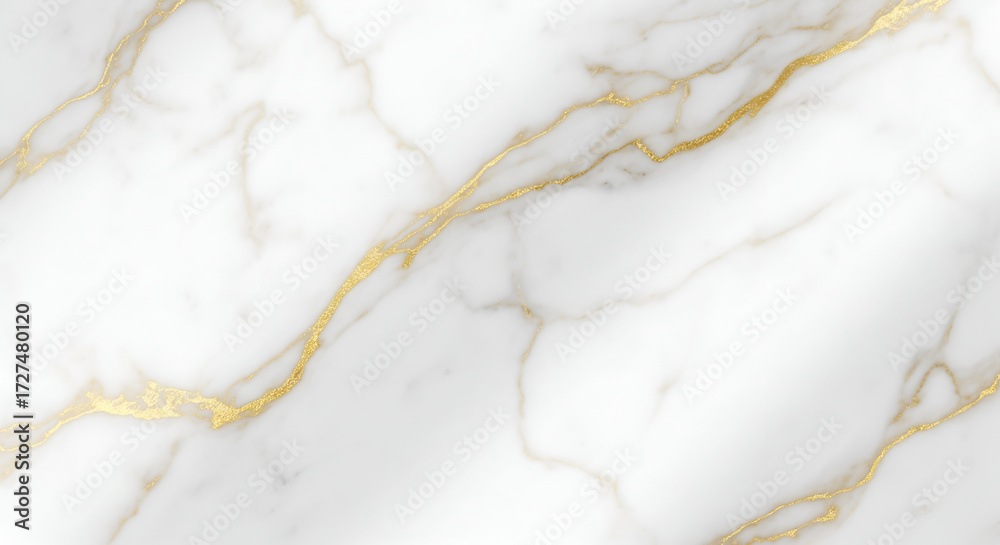 Fototapeta premium Elegant white marble texture with stunning gold veins, perfect for luxury design projects and backgrounds