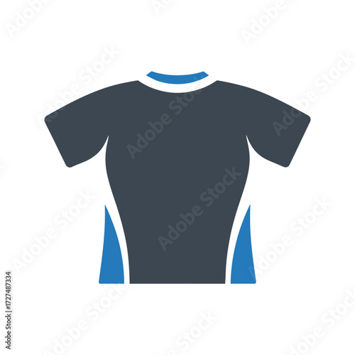 Sports jersey t-shirt icon