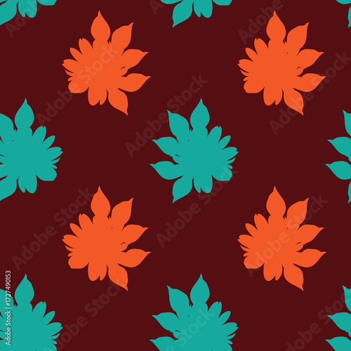 multi colored decorated hand drawn rendered traced embraided ornamental all over base background. repeat pattern geometrical texture border ethnic tribal creative design	
