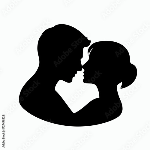 Couple nose touching
