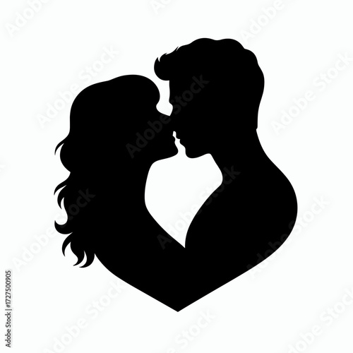 Couple nose touching