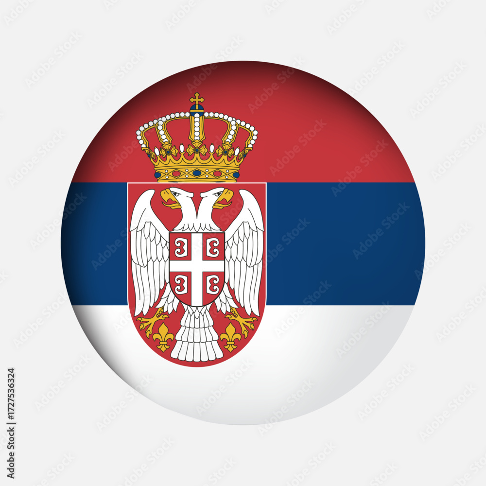 Obraz premium serbia flag