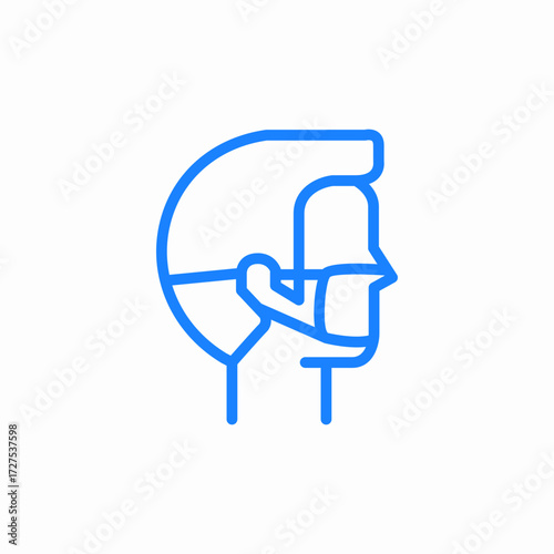 face mask icon sign vector