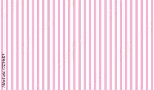 Geometric pattern with wide pink thick stripes for babies. Stripe pattern lines a pink background, color pattern on a white background.