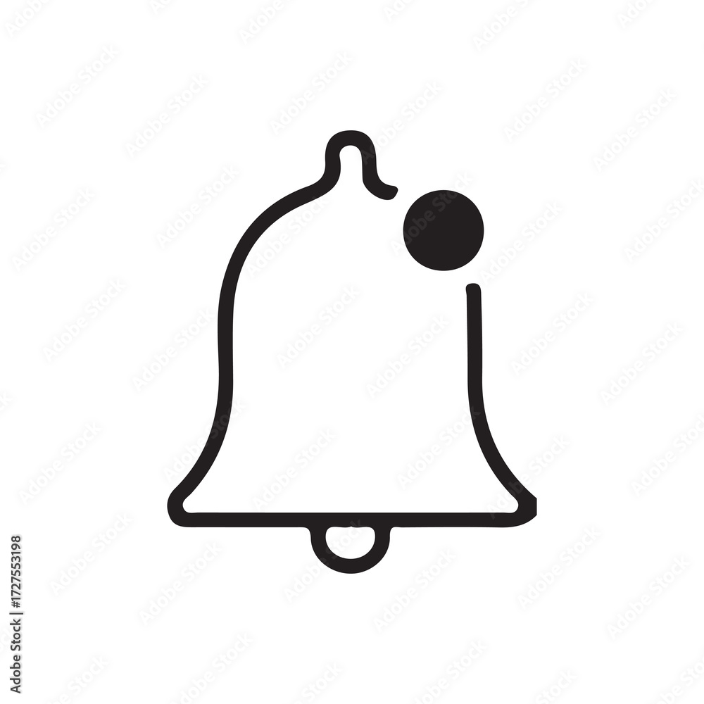 Obraz premium vector bell icon