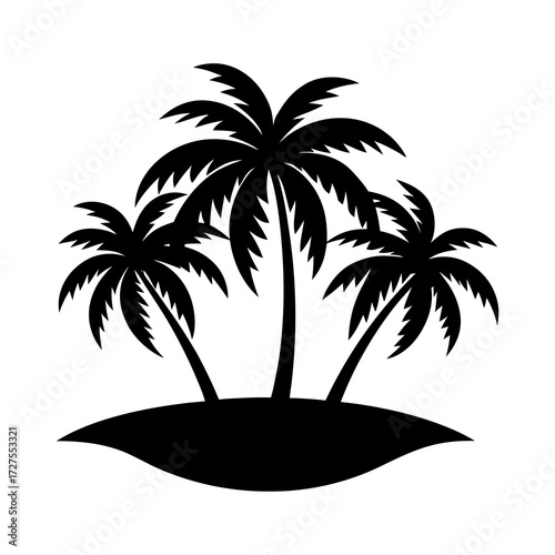 vector illustration of palm