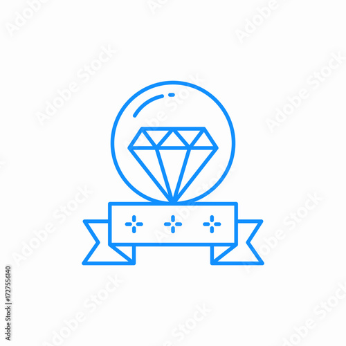 premium quality icon sign vector