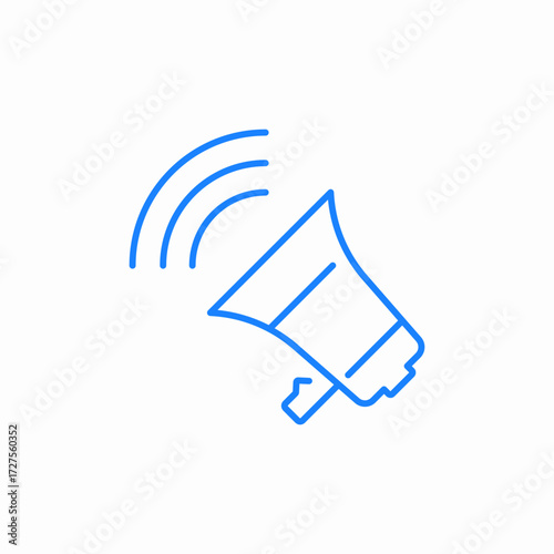 announcement loudspeker icon sign vector