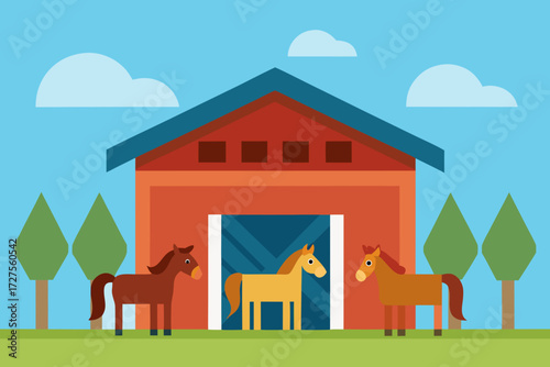 house and dog