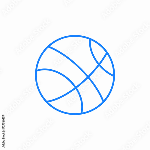basket ball icon sign vector