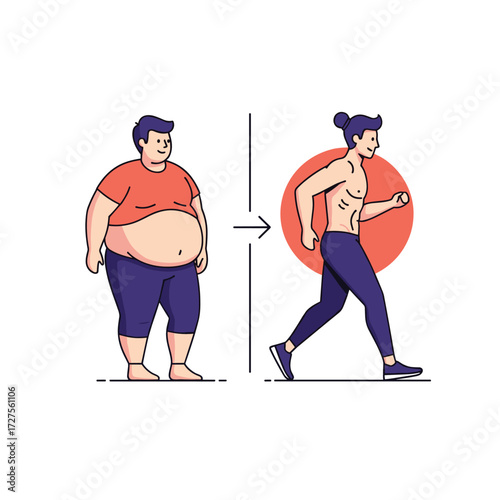 From obesity to fitness a transformative journey of health and well being.
