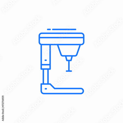 coffee brewer icon sign vector