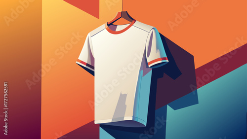 vector illustration of a t shirt