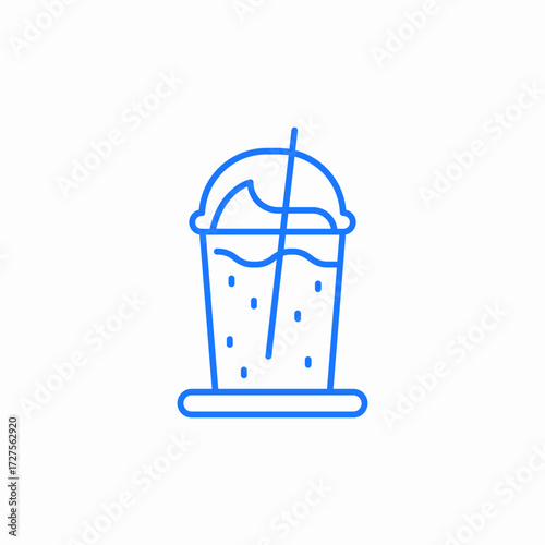 drink summer cocktail icon sign vector