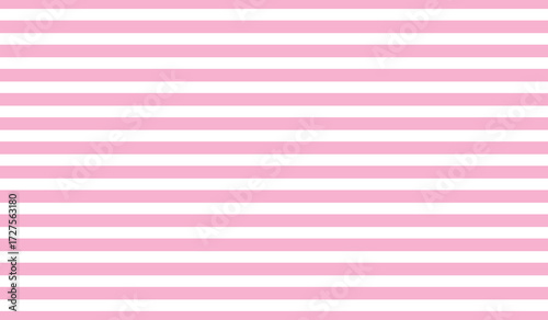 Geometric pattern with wide pink thick stripes for babies. Stripe pattern lines a pink background, color pattern on a white background.