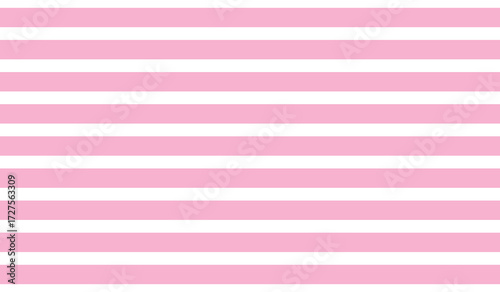Geometric pattern with wide pink thick stripes for babies. Stripe pattern lines a pink background, color pattern on a white background.
