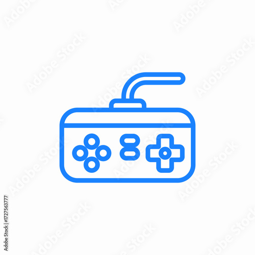 game console icon sign vector