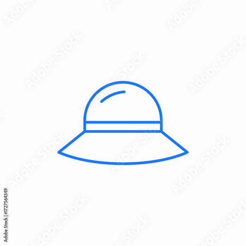 hat clothing icon sign vector