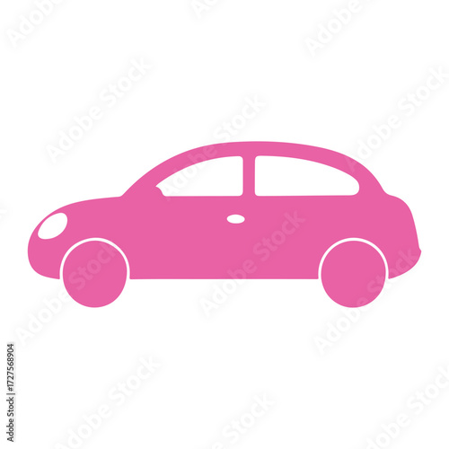 Minimal Vector Car Design Illustration – Simple Modern Vehicle Silhouette for Automotive Branding, Transportation Icon, Clean Monochrome Auto Graphic Artwork