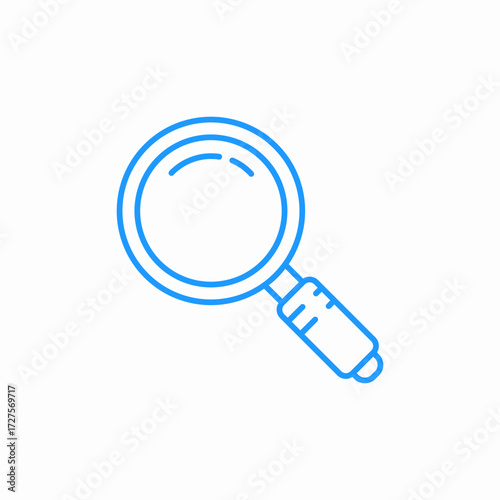 magnifying glass search icon sign vector