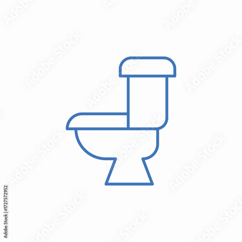 toilet seat icon sign vector