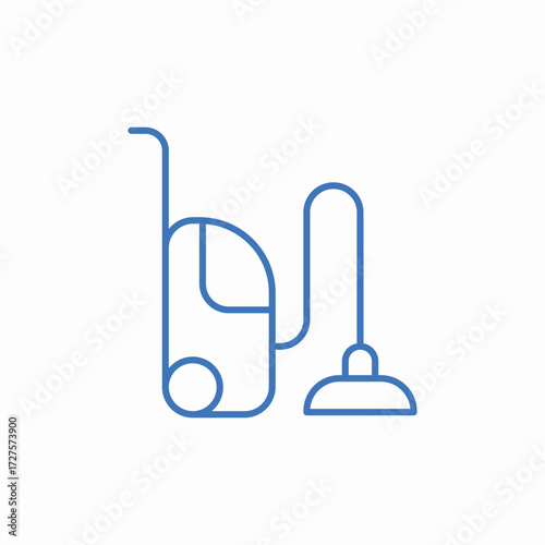 vacuum cleaner icon sign vector