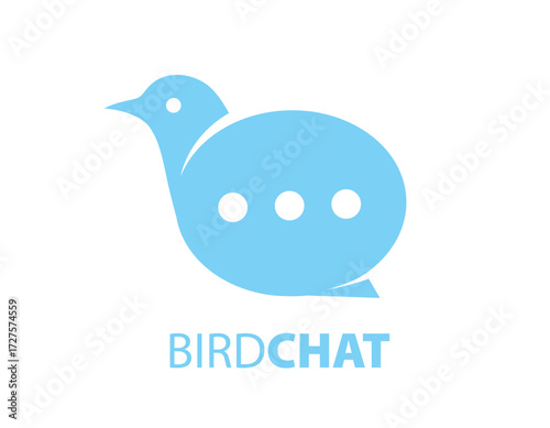 Bird Chat logo design