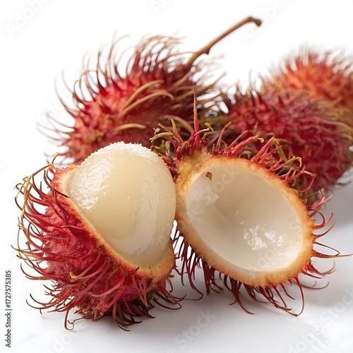 Wallpaper Mural rambutan on white background Torontodigital.ca