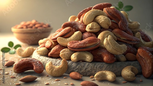 Wallpaper Mural mixed nuts and dried fruits Torontodigital.ca