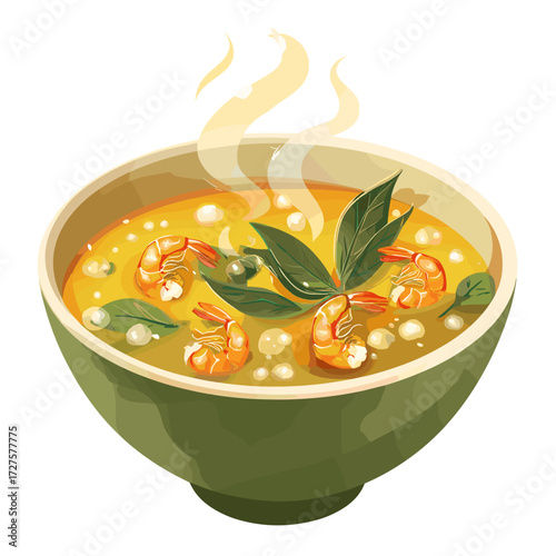 Tacacá Amazonian Soup with Shrimp and Jambu Leaves –Brazilian Cuisine