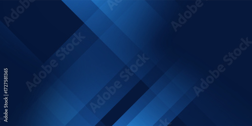 Modern dark navy blue silver abstract pattern background. Geometric shape. Line triangle angle simple art design abstract