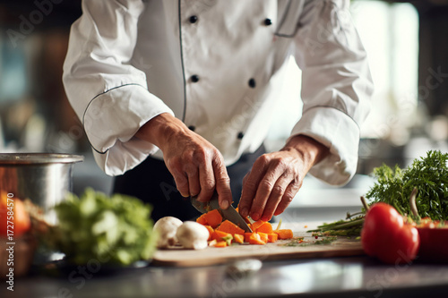 chef preparing food