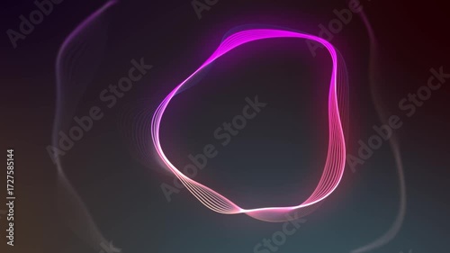 Abstract color circle lines background