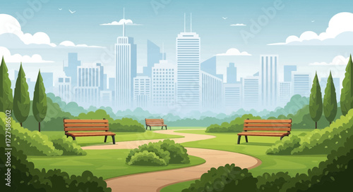 bench in the park