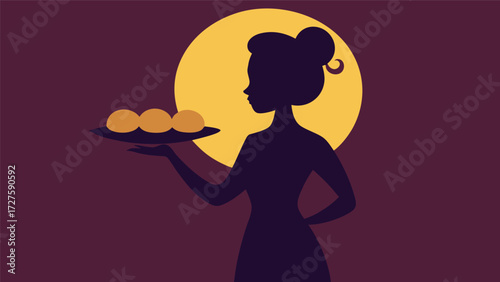 silhouette of a girl with a heart
