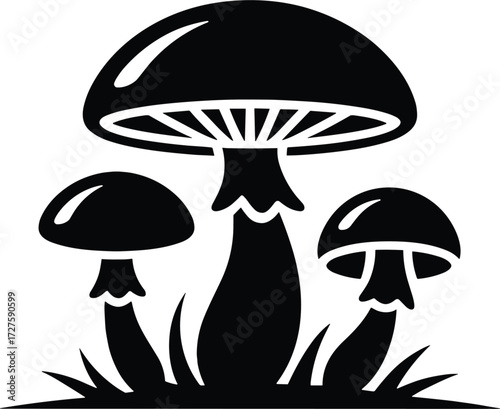 Mushroom Vector Illustration for Nature, Food, and Fungi Themes