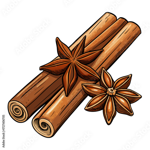 anise and cinnamon
