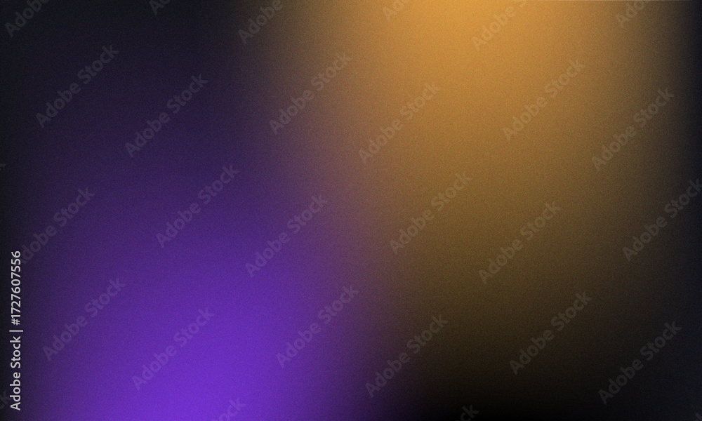 Obraz premium Abstract textured background with a gradient of purple gold and black for creative design projects