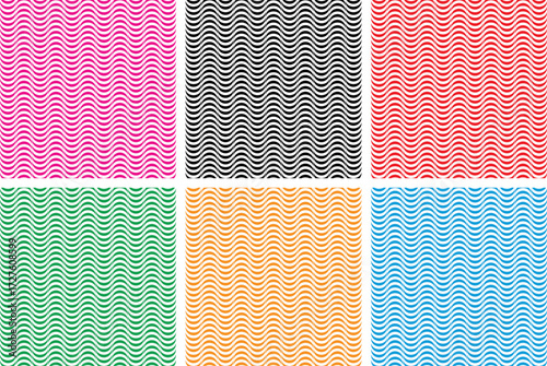 Vintage curves seamless texture with grunge effect.
