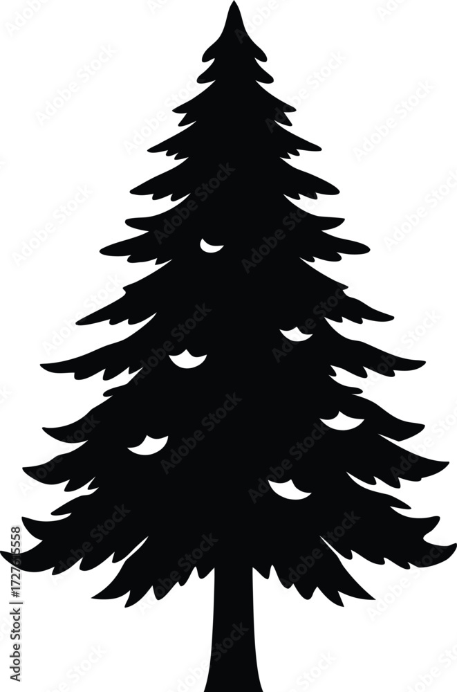 Obraz premium vector illustration of a tree