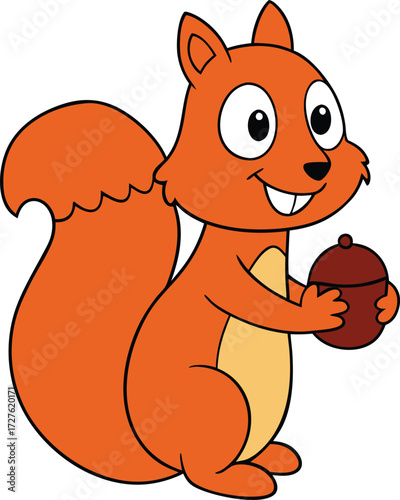squirrel with nut