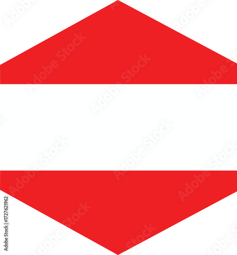 Red and white geometric shape with copy space for text Free Download Red and white geometric shape with copy space for text - GFXLoad