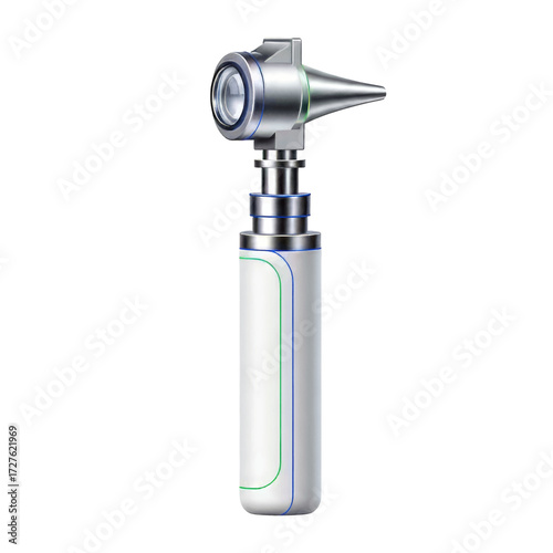 Otoscope, medical instrument for examining the ear.